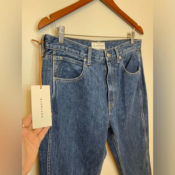 NWT $289|| SLVRLAKE Virginia Slim CLAREMONT, Jeans. Size 32 still on web… - Picture 9 of 13